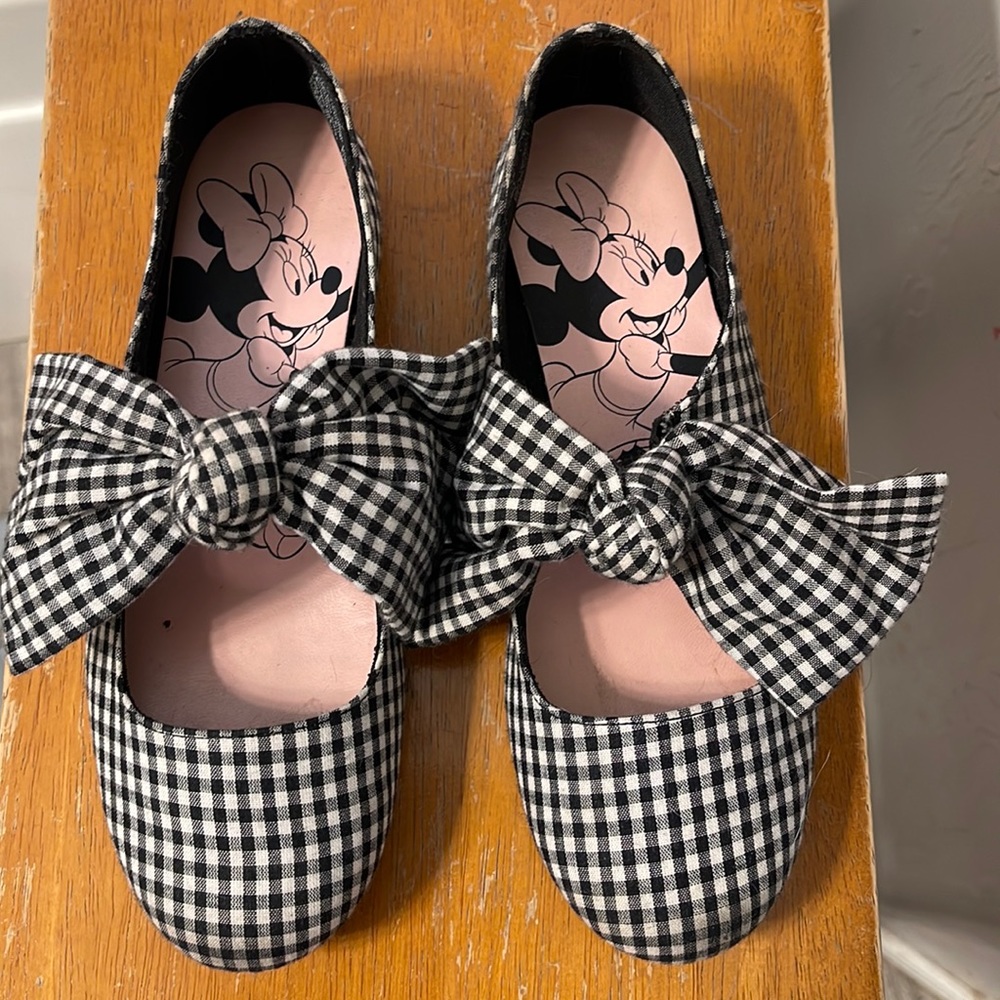 Minnie Mouse, Gingham Bow Shoes